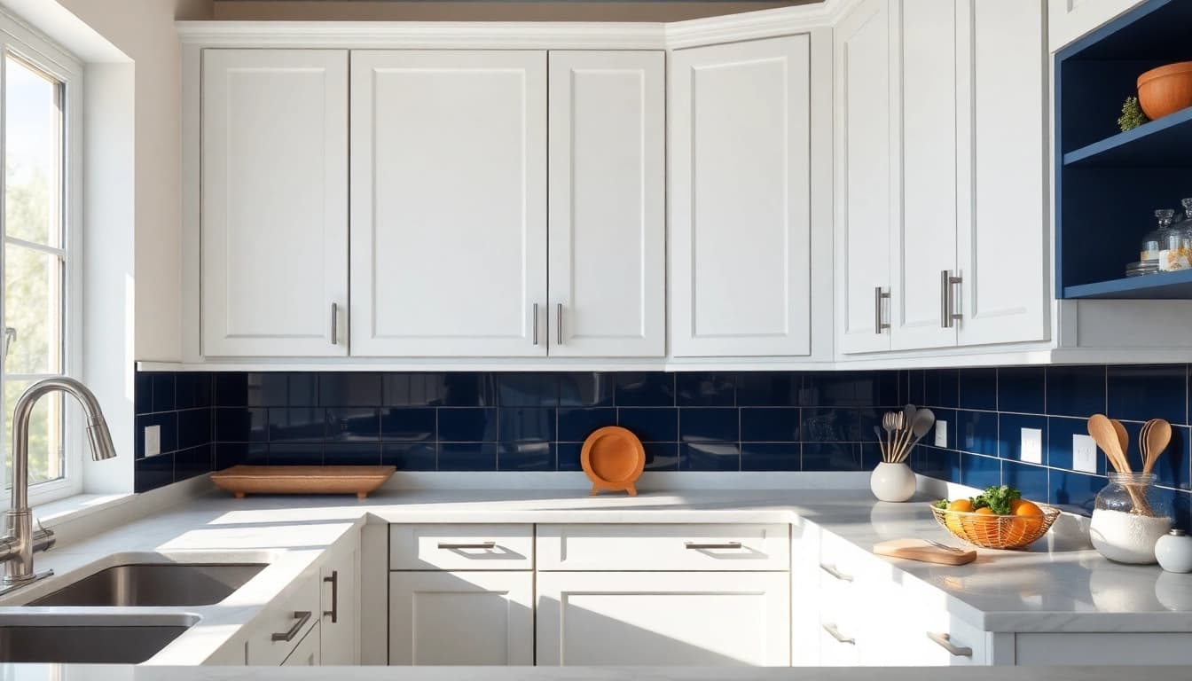 Transform your kitchen with Cabinet Refacing Largo FL showcasing modern design and quality materials.
