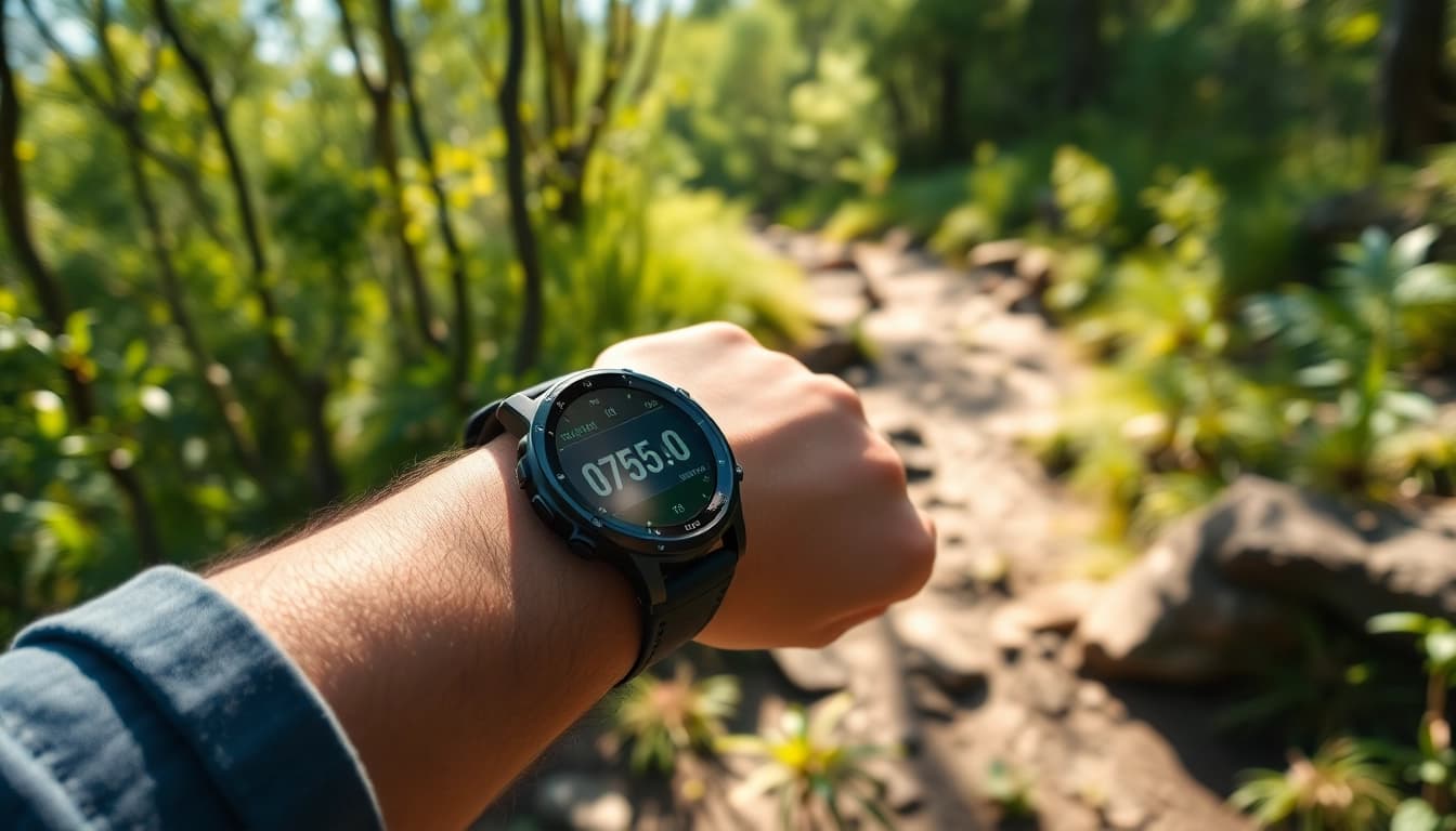 Enhance your fitness with the Explorer Plus GPS Smart Watch featuring advanced tracking capabilities.