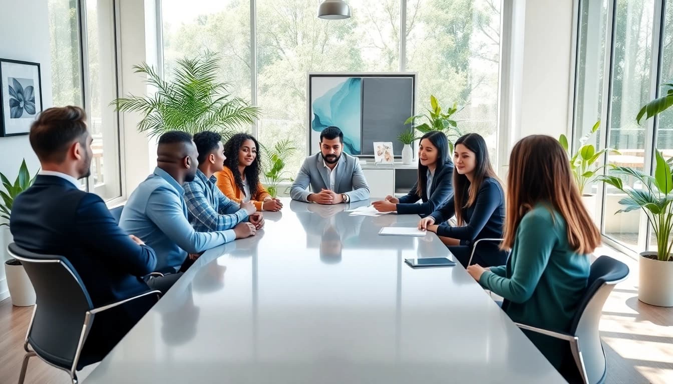 Engaging candidates for new hire jobs in a collaborative interview setting.