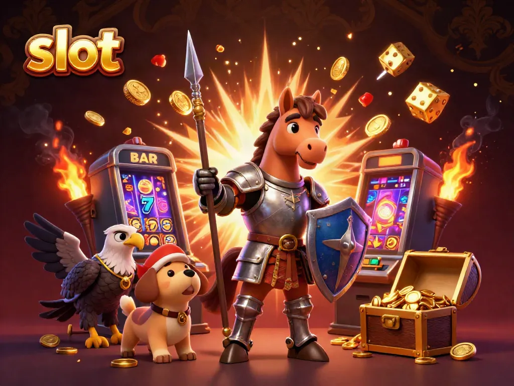 Experience the excitement of slots with adventure-themed characters exploring a 3D casino world.