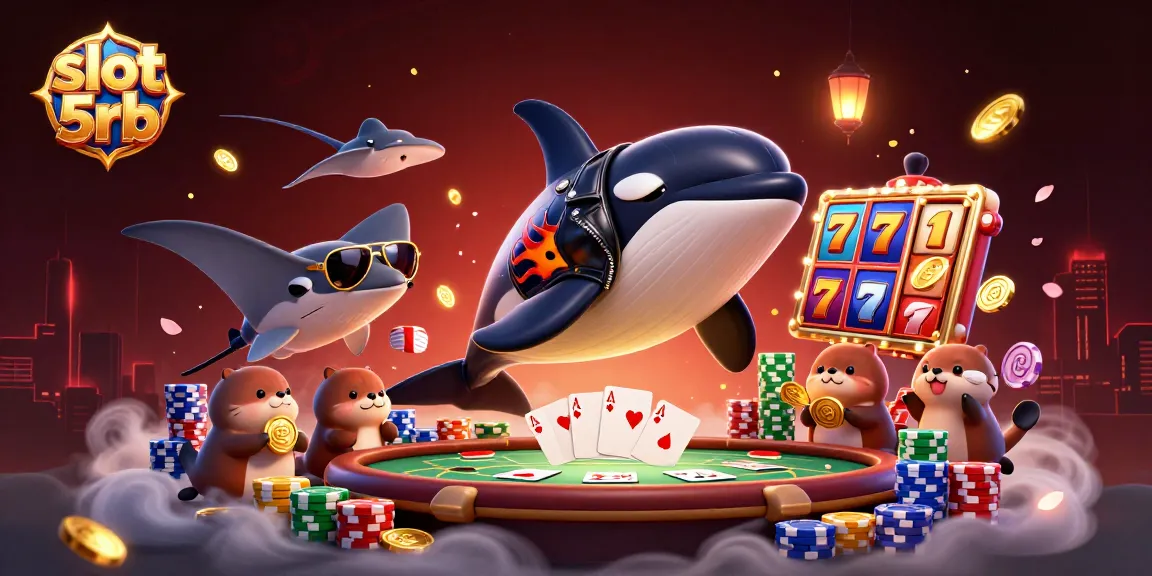 Experience thrilling slot action with slot 5rb alongside dynamic characters and casino elements.