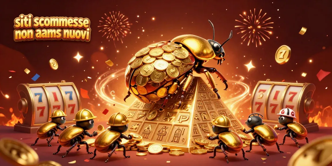Scopri i siti scommesse non aams nuovi con enormi monete dorate e personaggi animati nel mondo del gioco.