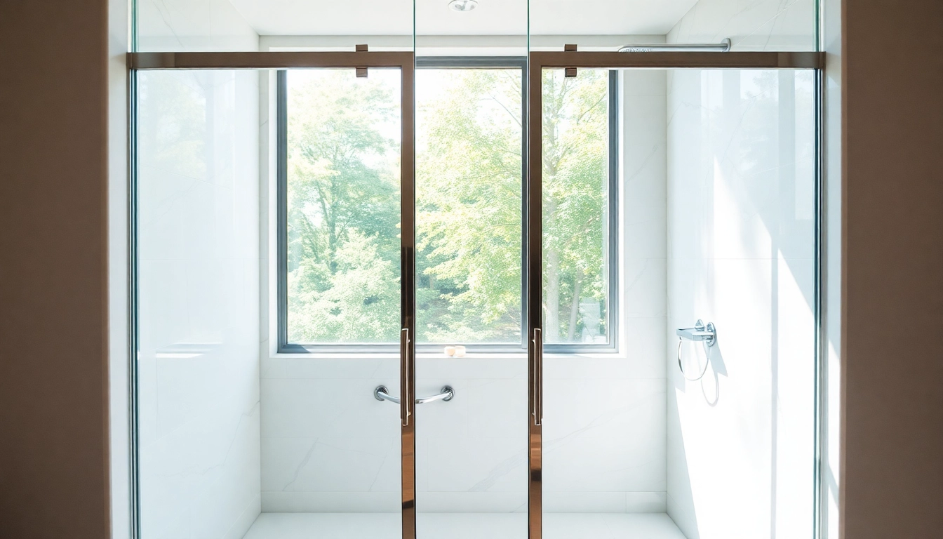 Beautiful shower doors uk featured in modern bathroom setting with sleek design.