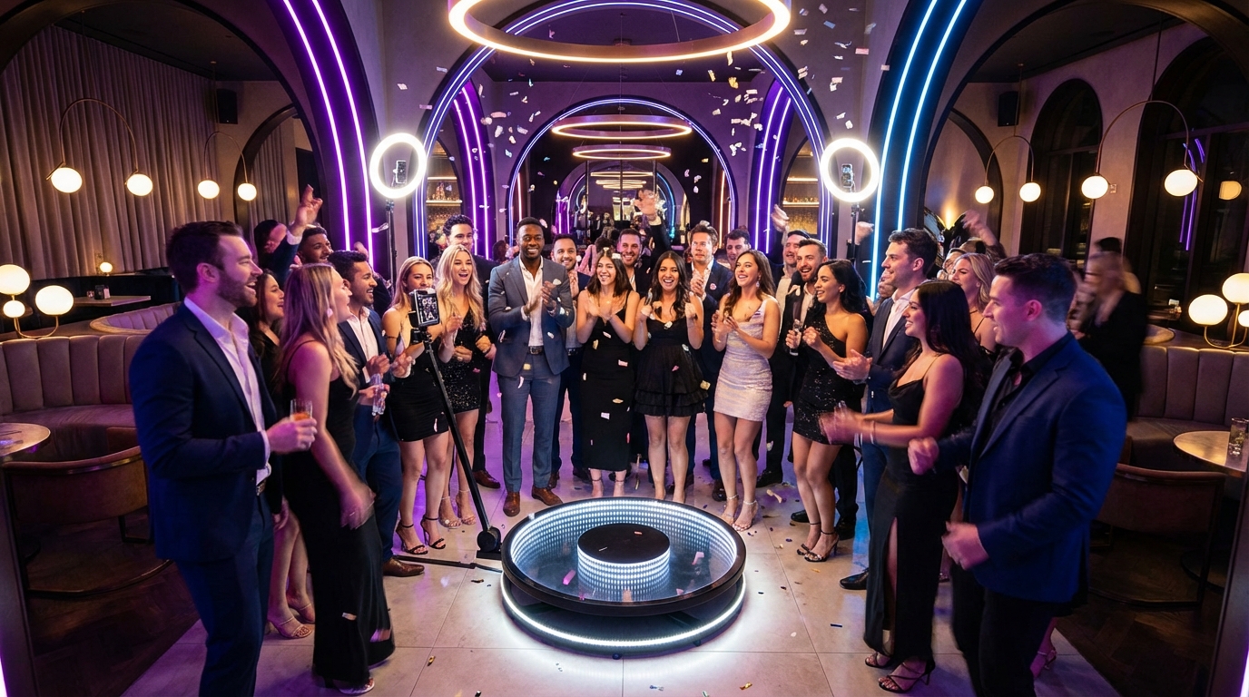 DC 360 Photo Booth Rental for Interactive Guest Experiences