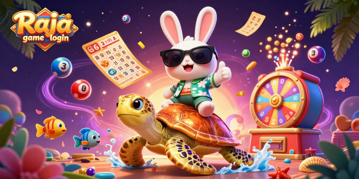 Engage in exciting gameplay at Raja game login with vibrant visuals of animated characters and dynamic casino elements.