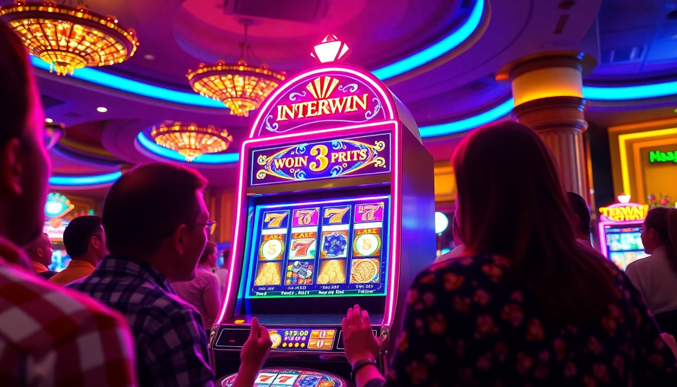Menangkan hadiah besar pada interwin slot dengan pemain yang antusias di kasino.