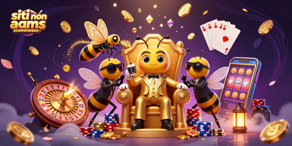Scopri le scommesse sui siti non AAMS con un coinvolgente boss del casinò e avventure glitterate.