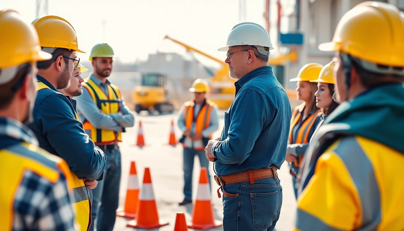 Enhance your skills with construction safety training at a dynamic job site.