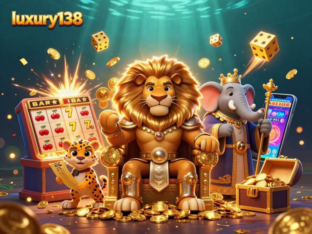 luxury138 memimpin jackpot dengan ilustrasi keberuntungan di kasino online