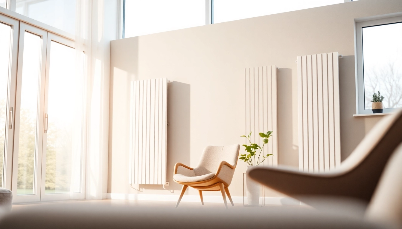 Designs of sonni Heizkörper, blending elegance and functionality in a living space.