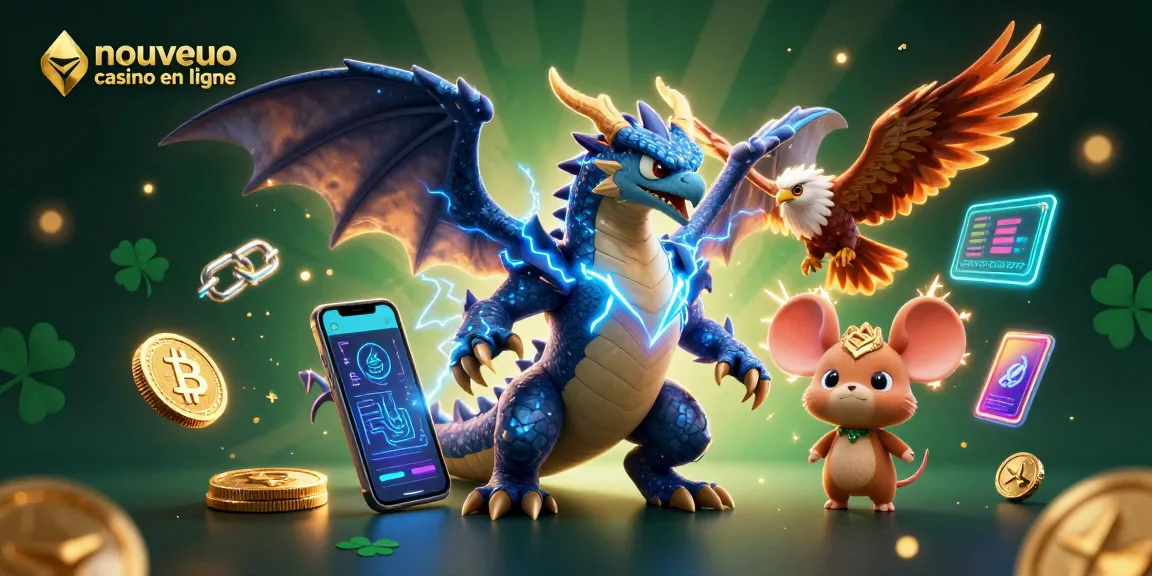 Découvrez un nouveau casino en ligne avec un dragon puissant et des pièces de crypto-monnaie