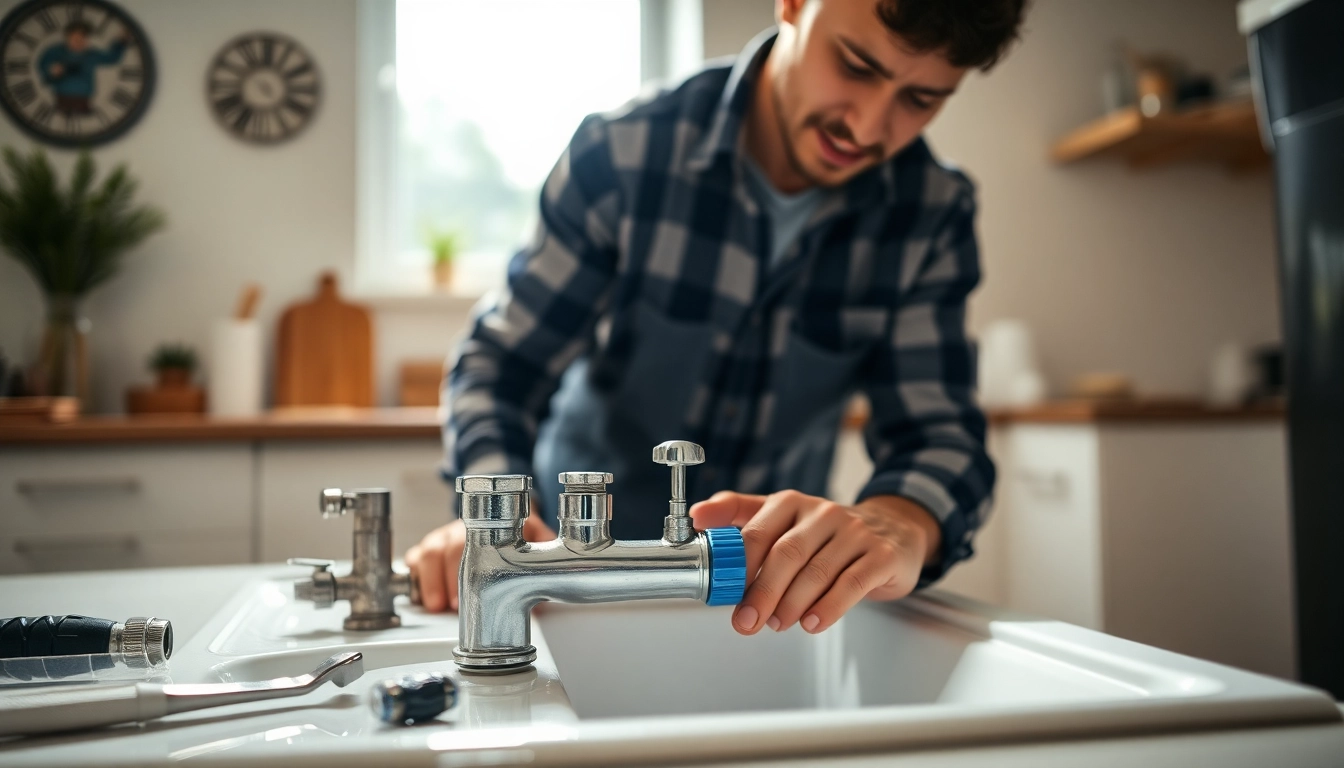 Speedy Services Today plumber fixing a sink, emphasizing urgency and quality service at https://speedyservicestoday.com.au.