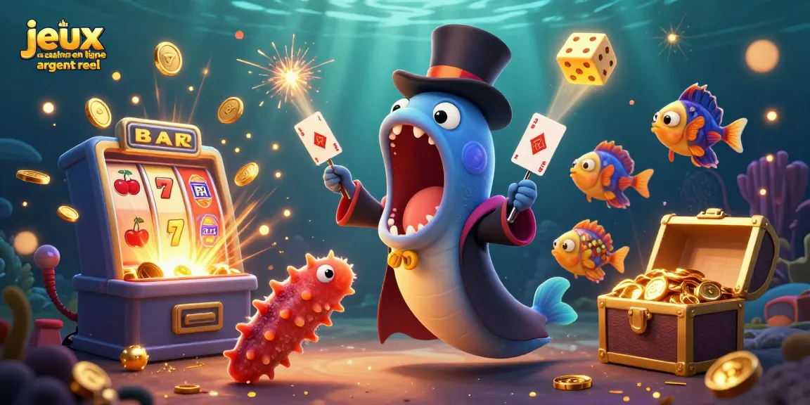 Découvrez des jeux de casino en ligne argent réel avec un requin-limite en pleine magie aquatique.