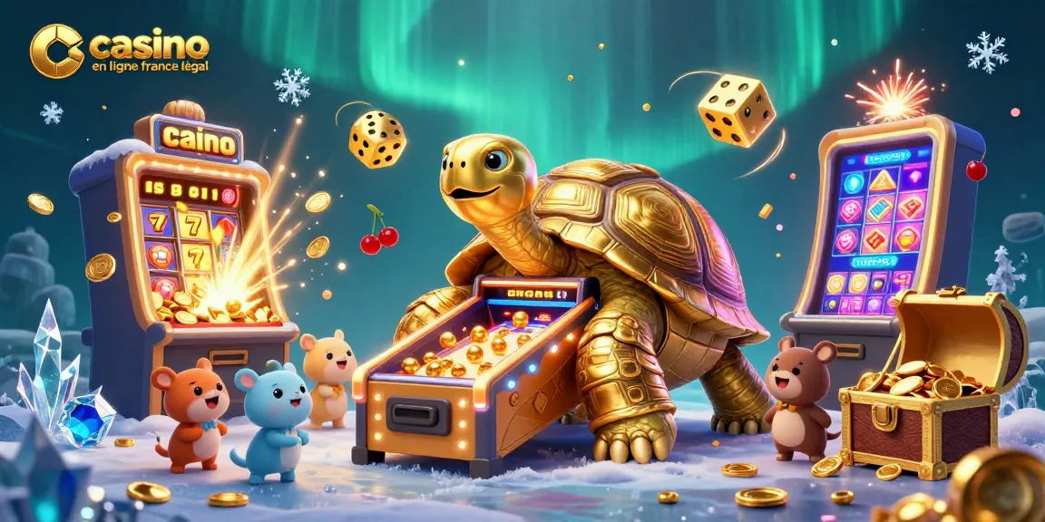 Découvrez les jeux captivants sur casino en ligne France légal avec une tortue géante à rouleaux et d'autres surprises.