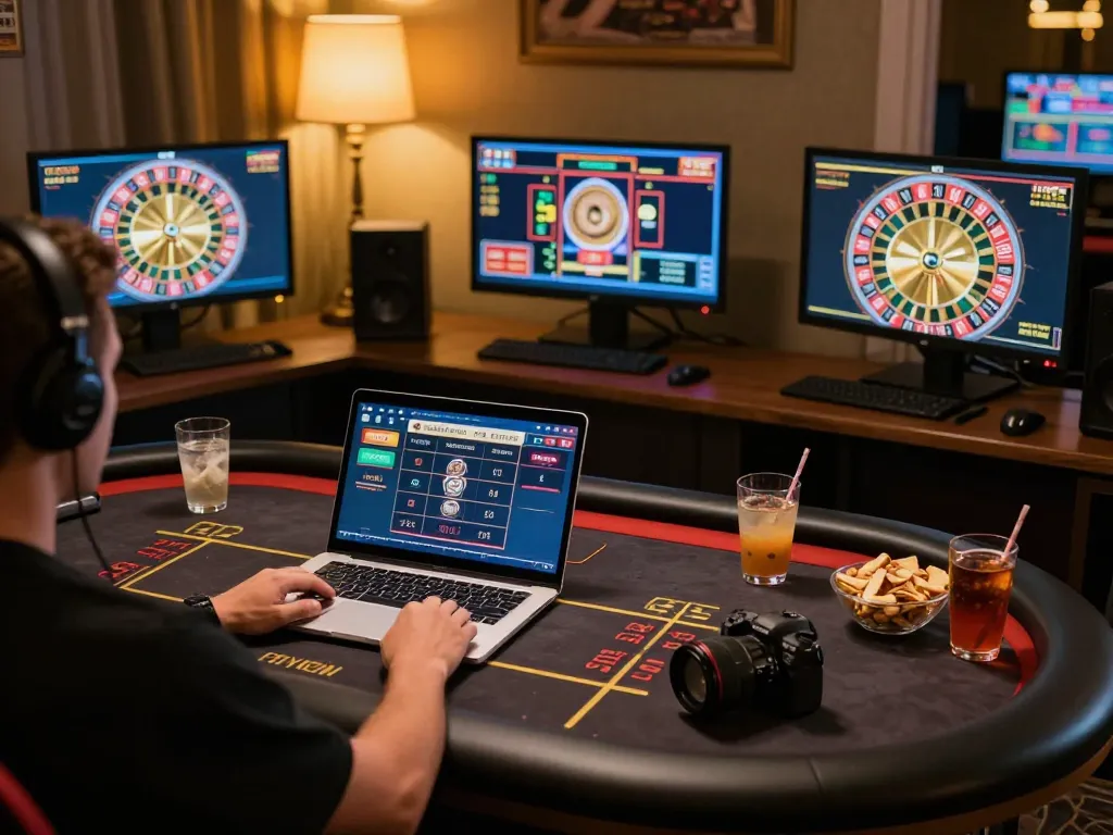 Engage in online casino action at cootersbackyardbarandgrill with dynamic live dealer games and a cozy setup.