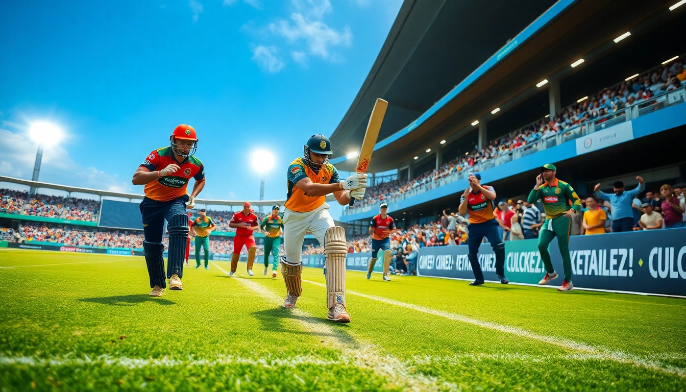Engaging today ipl match team prediction scene with players in action on a vibrant pitch.