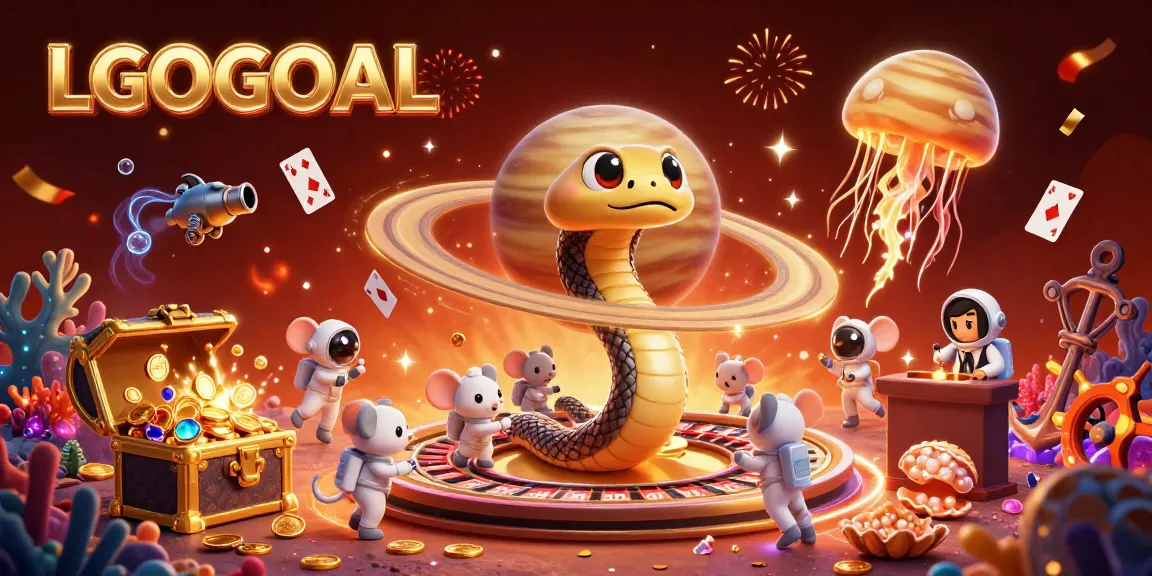 Engage with the exciting atmosphere of LGOGOAL, where astronauts gamble on a cosmic roulette of fortune.