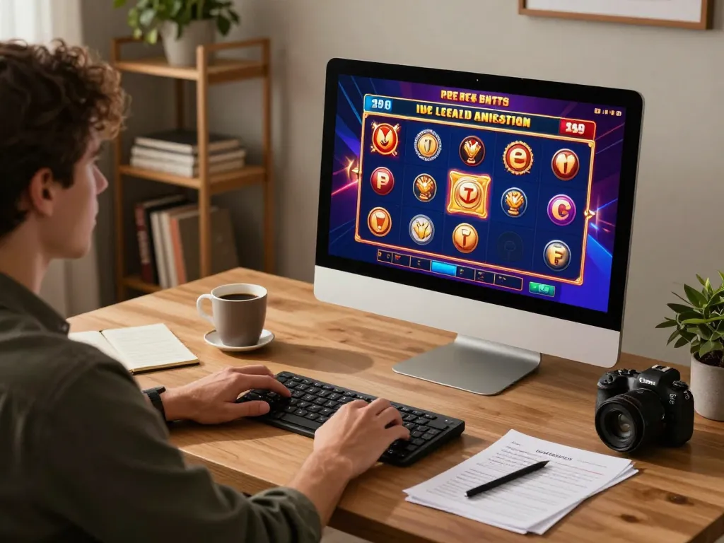 Experience the thrill of slot bonus new member 100 while engaging in online slots gameplay at home.