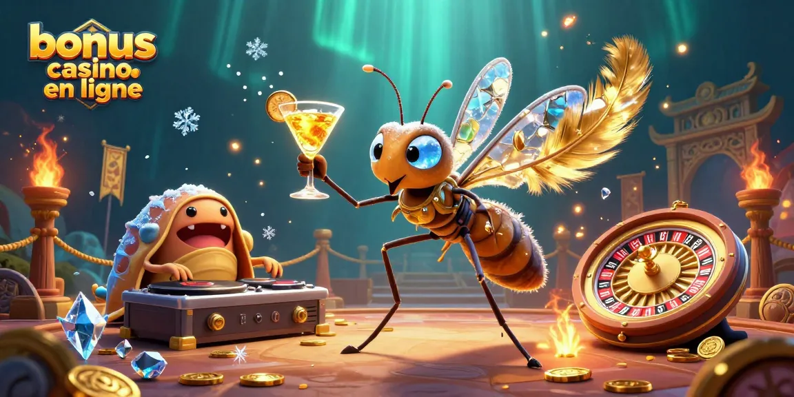 Découvrez des stratagèmes de jeu avec le bonus casino en ligne dans une illustration animée captivante.