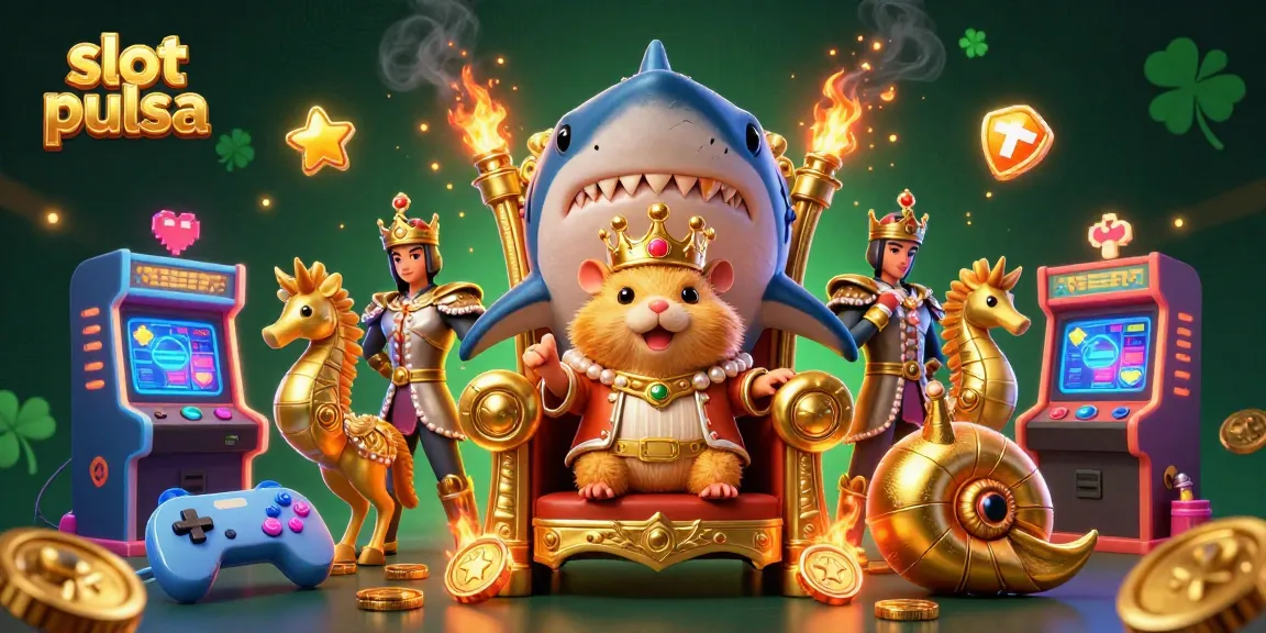 Permainan slot pulsa menghadirkan pengalaman kasino yang memikat dengan raja hamster yang berani dan penjaga kuda laut.