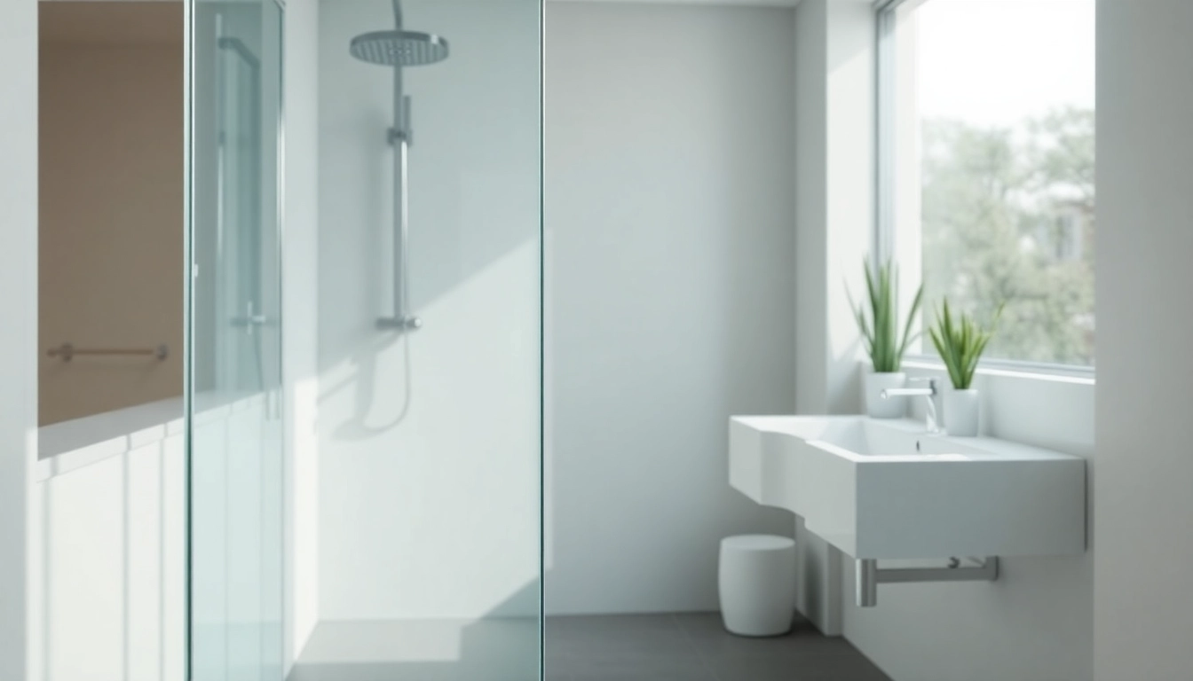 Admire the elegance of paroi de douche with sleek glass and modern design in a stylish bathroom.
