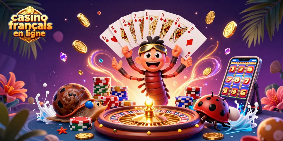 Jouez sur un casino français en ligne avec des personnages colorés et des jeux captivants