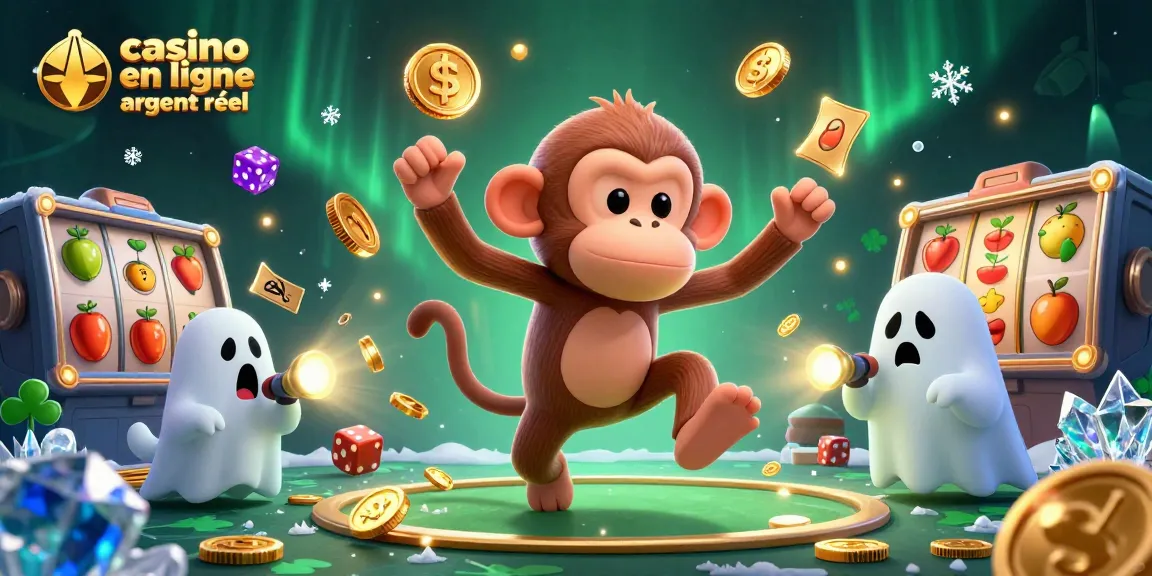 Le jeu passionnant au casino en ligne argent réel avec un singe poltergeist et un chiot chasseur de fantômes.