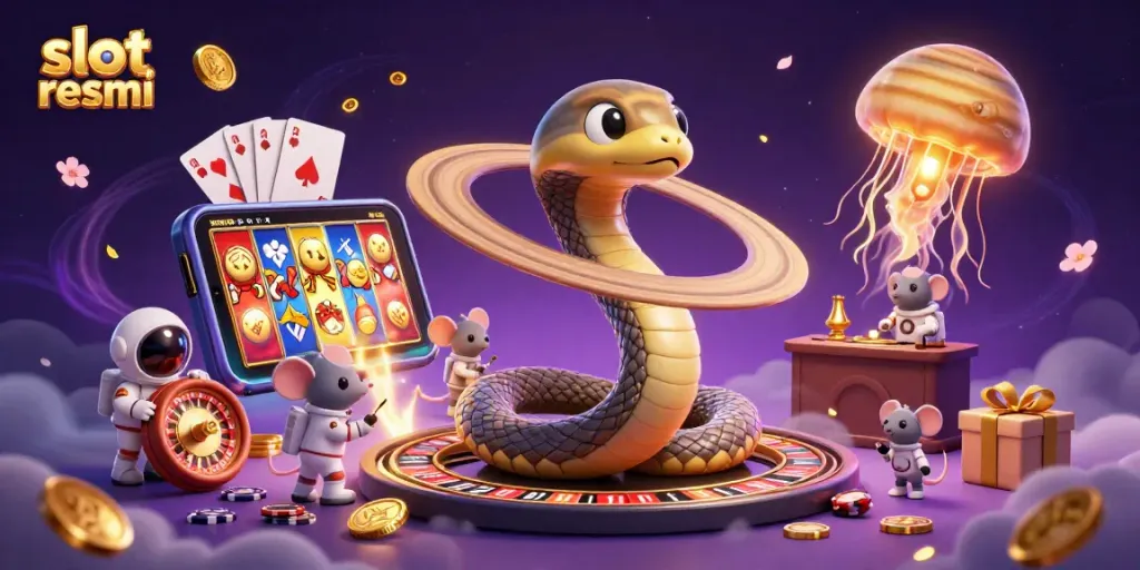 Experience exhilarating wins with slot resmi as astronaut mice bet on cosmic roulette.