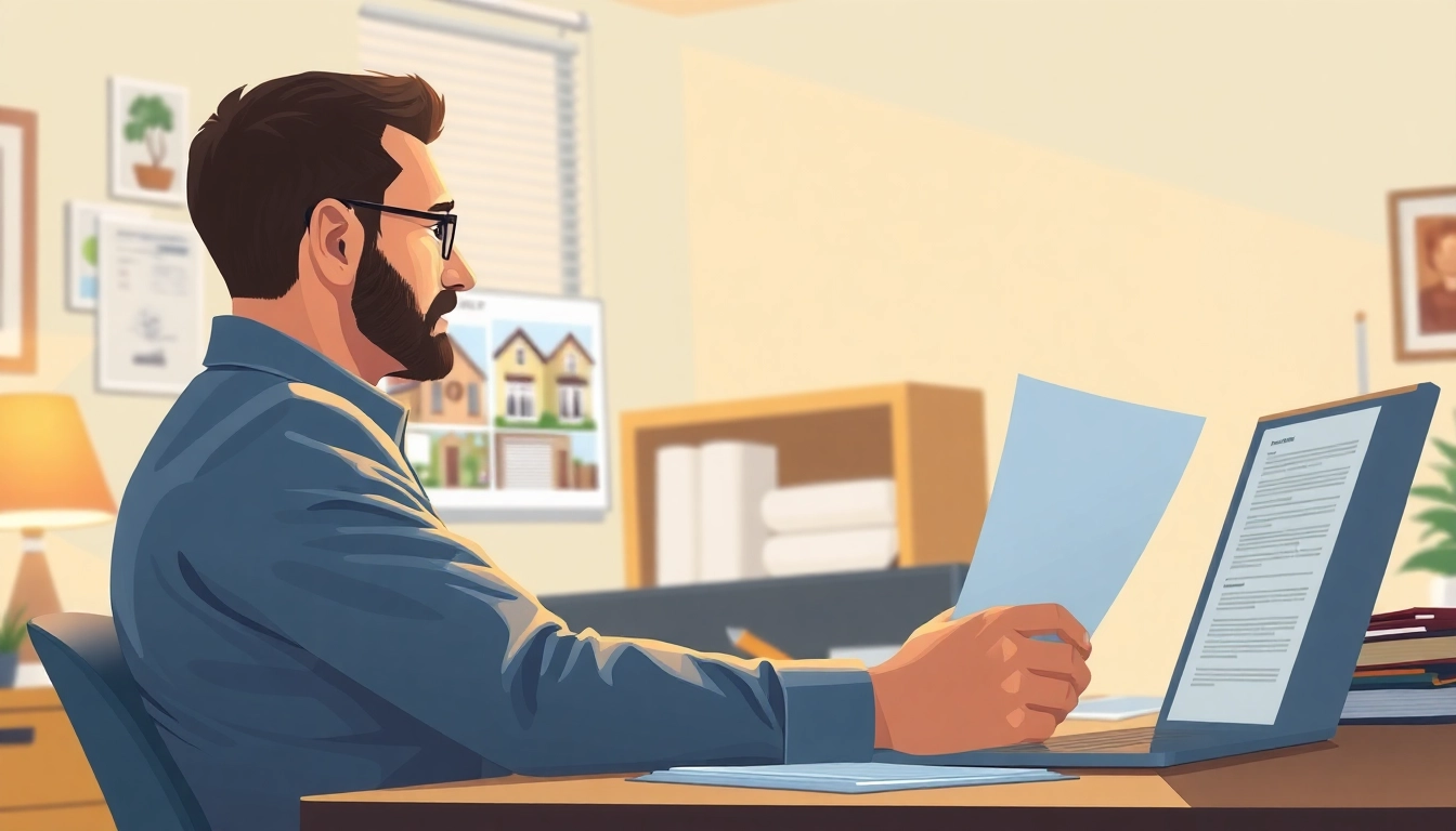 Inspecting Property Insurance Claims in a professional office setting with a claims adjuster.