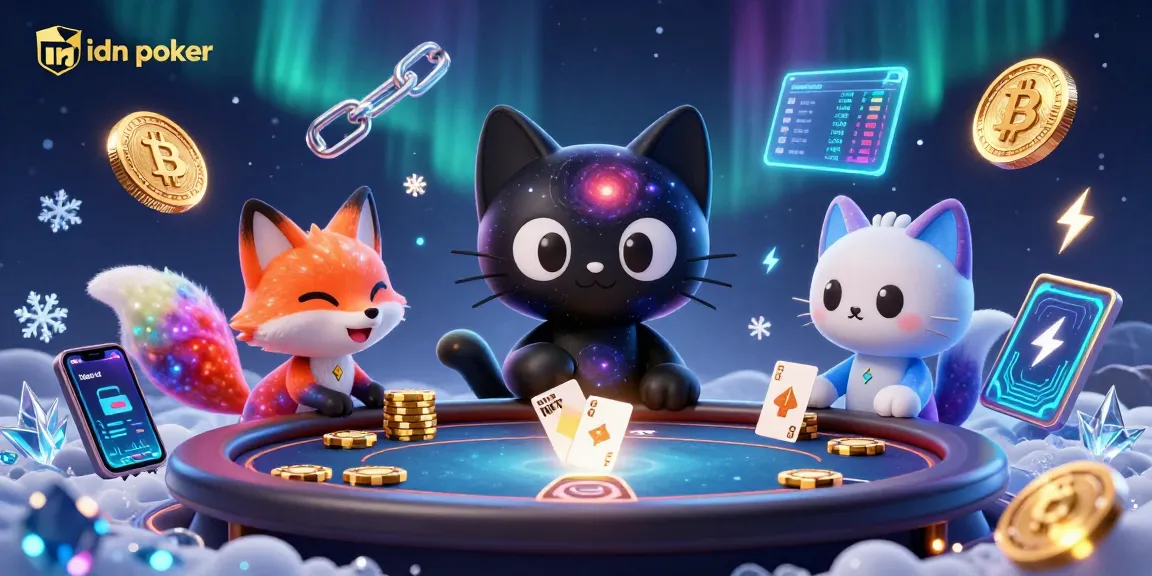 Engage in thrilling idn poker with vibrant cosmic characters and dynamic gameplay elements