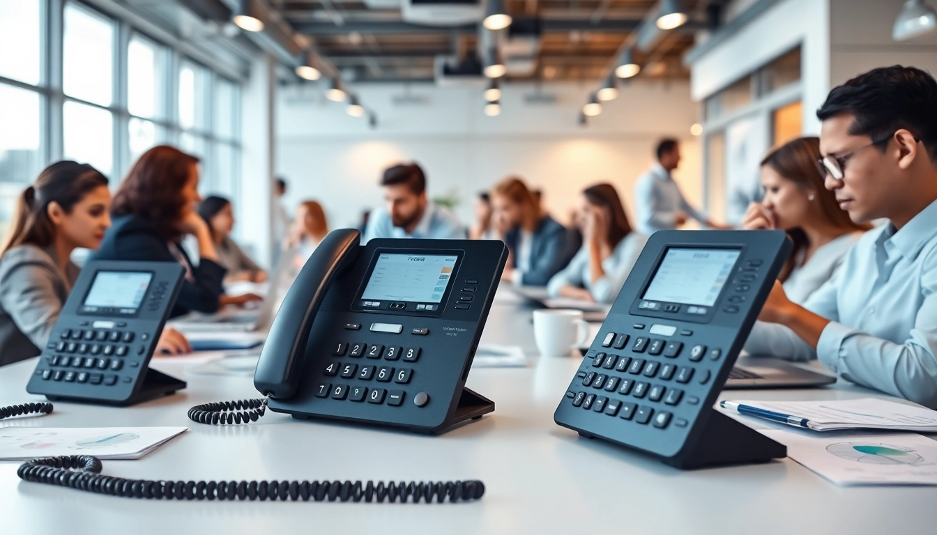 Enhance your operations with small business phone service in a collaborative office setup.