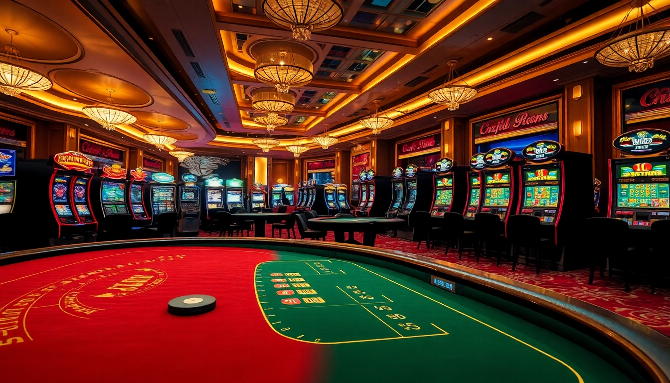 Erleben Sie aufregende Spielautomaten beim casino spielen in einem stilvollen Casino-Ambiente.