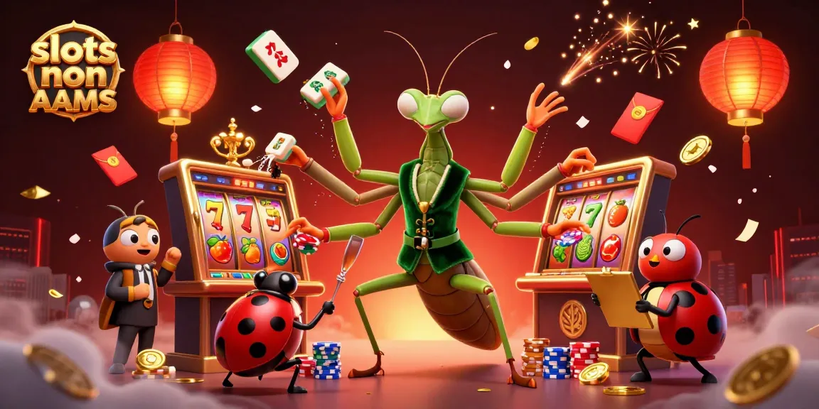 I personaggi "slots non AAMS" animano il casinò con giochi e divertimento.