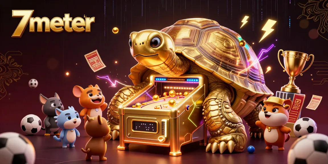 7meter showcases an exciting sports betting scene with a colossal tortoise and dynamic elements.