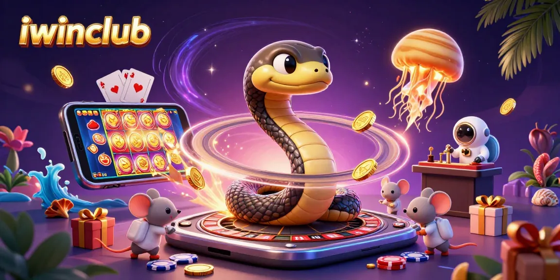 Bet on iwinclub with an exciting cosmic roulette featuring astronaut mice and a jellyfish dealer.
