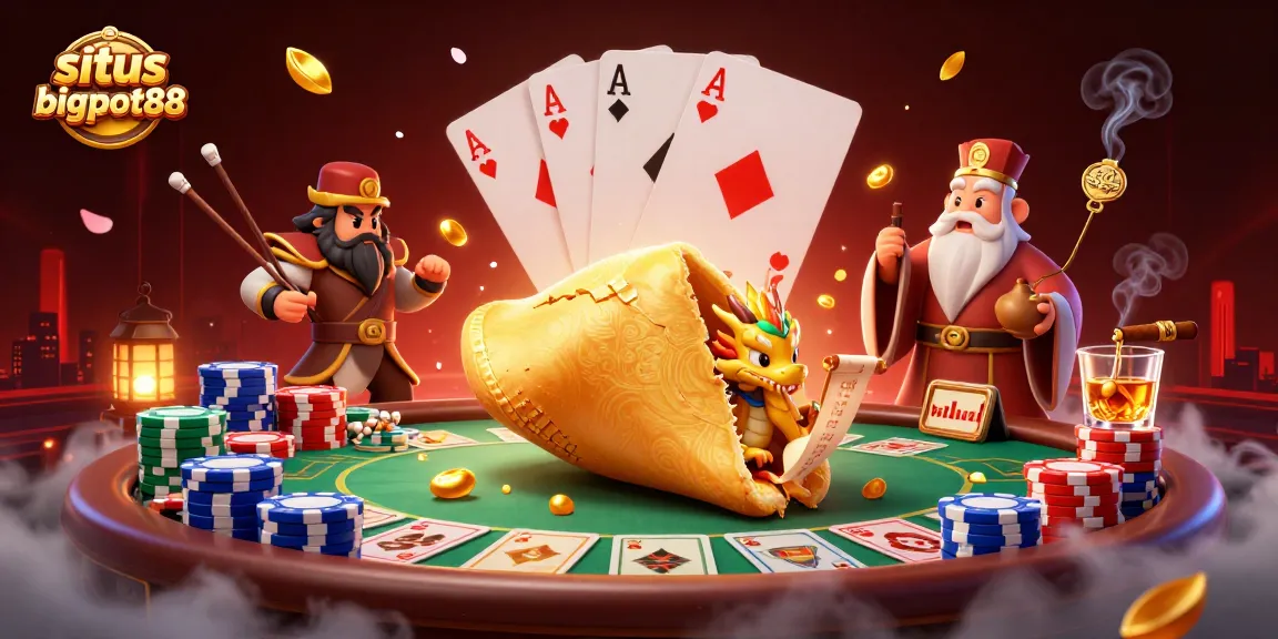 Experience situs bigpot88 with vibrant 3D illustrations showcasing thrilling gambling elements and characters.