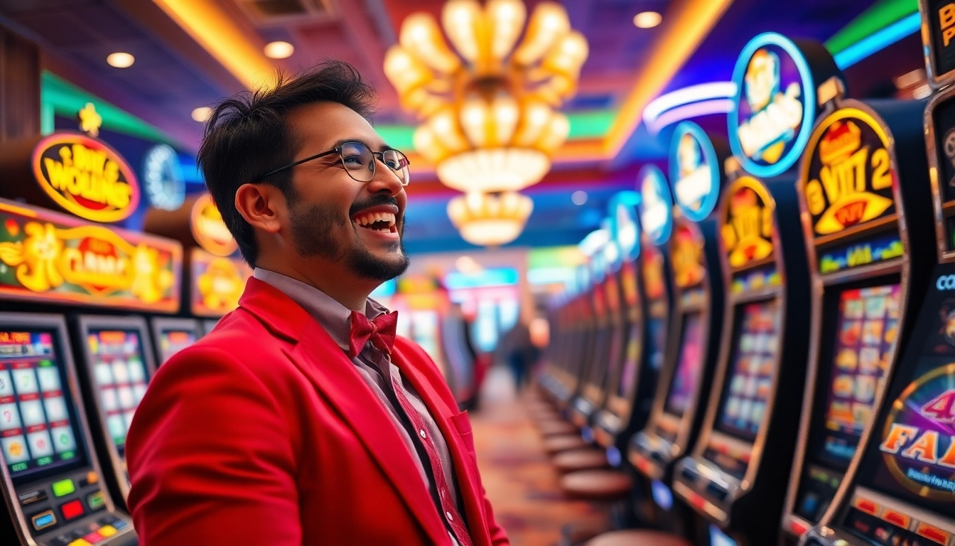Rasakan keseruan slot depo 1k di kasino yang penuh warna dan mesin slot.