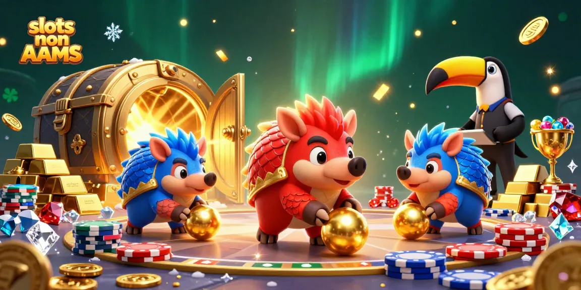 Gioca a slots non AAMS con sfide entusiasmanti tra pangolini rivali e tesori scintillanti.