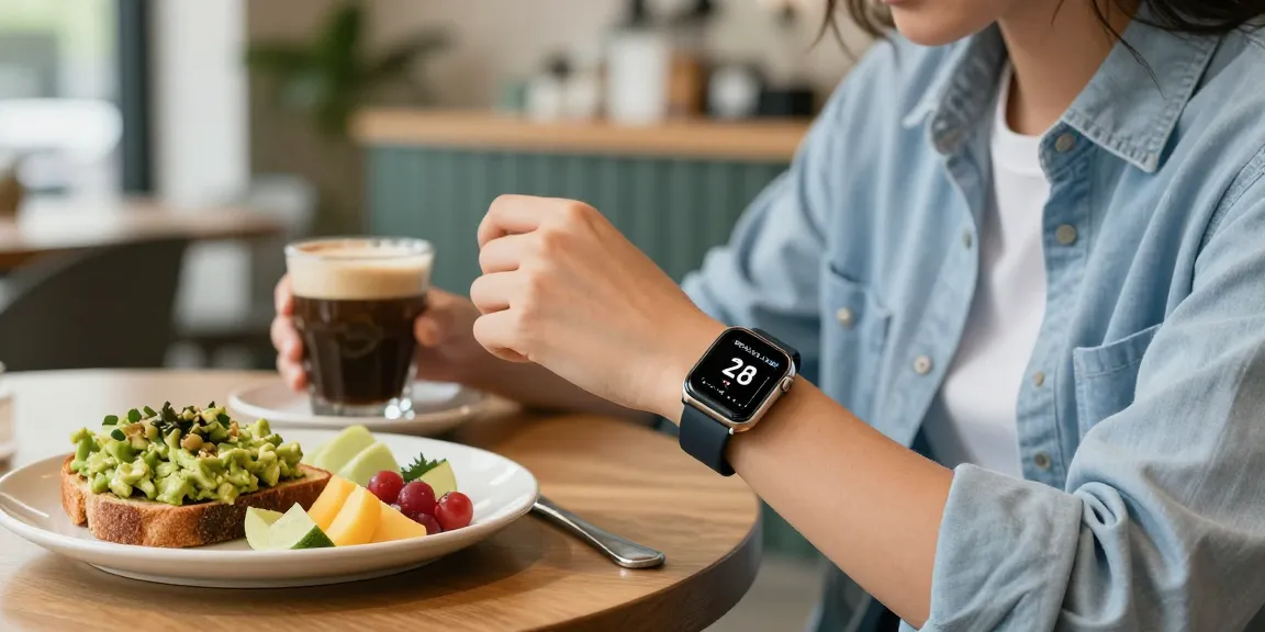 Peluncuran resmi Fitbit Luxe https://www.polarfitbitshop.com/fitbit-luxe/ di kafe modern dengan suasana yang elegan dan sehat.