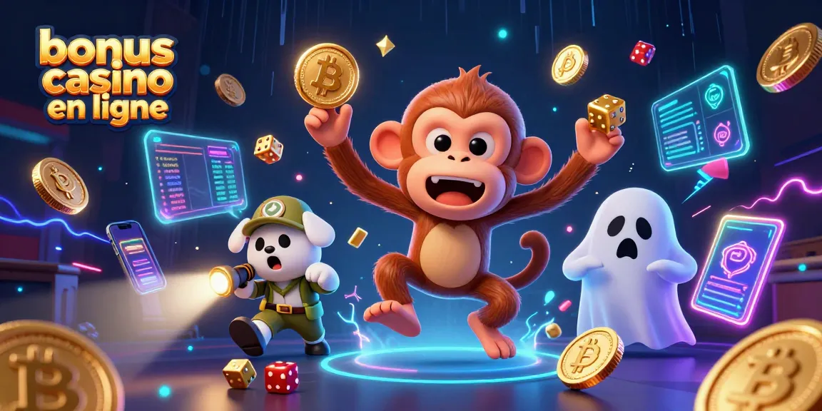 Une aventure animée dans un bonus casino en ligne avec un singe poltergeist et un chiot chasseur de fantômes.
