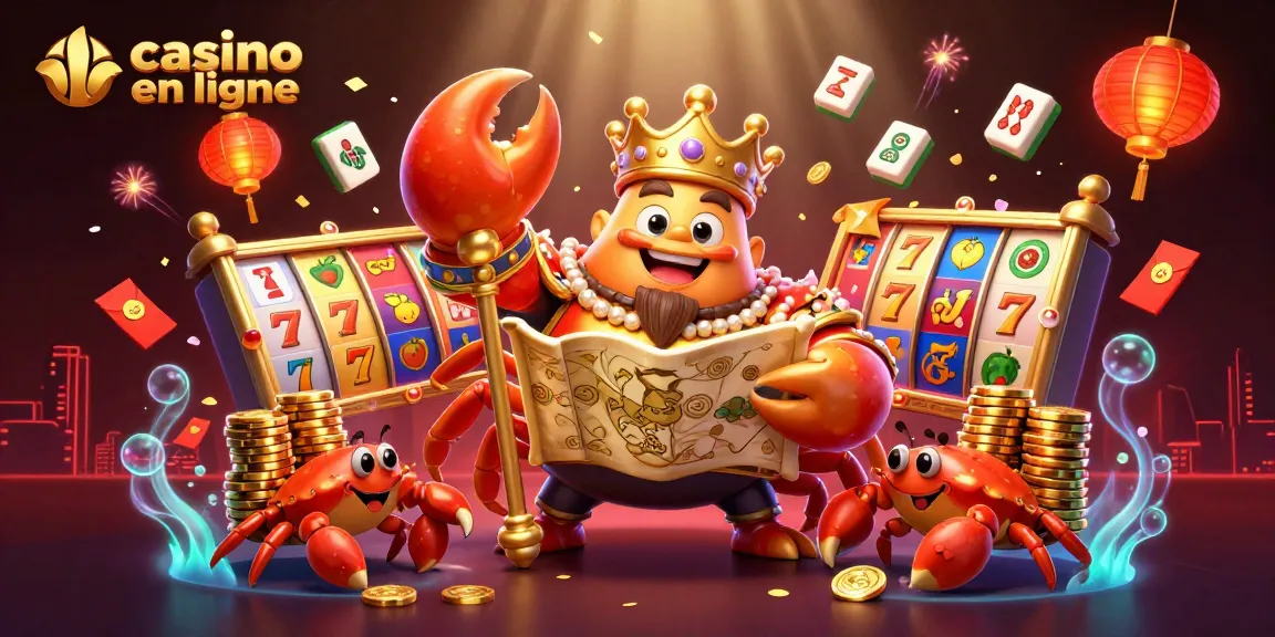 Émerveillez-vous avec notre casino en ligne, où un crabe empereur d'or vous attend pour des gains fabuleux!