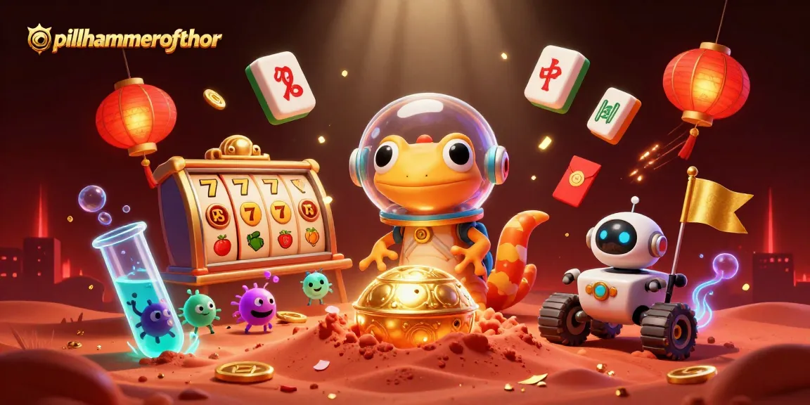 Pillhammerofthor menawarkan pengalaman bermain slot yang luar biasa bersama karakter luar angkasa dalam ilustrasi menarik.