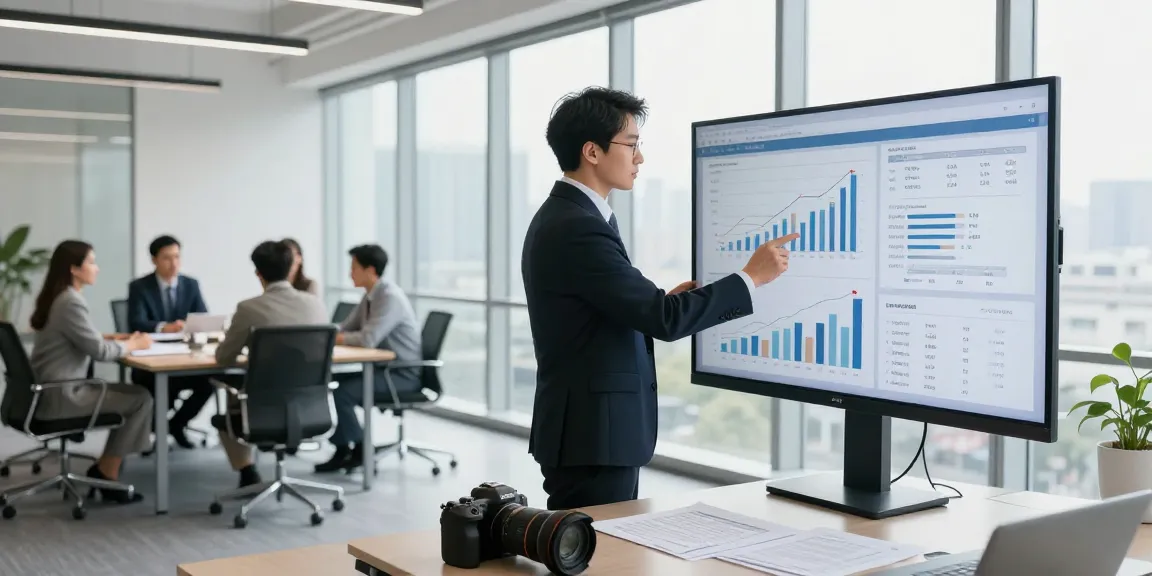 Analyzing asset tracing data in a modern corporate office setting for effective decision-making.