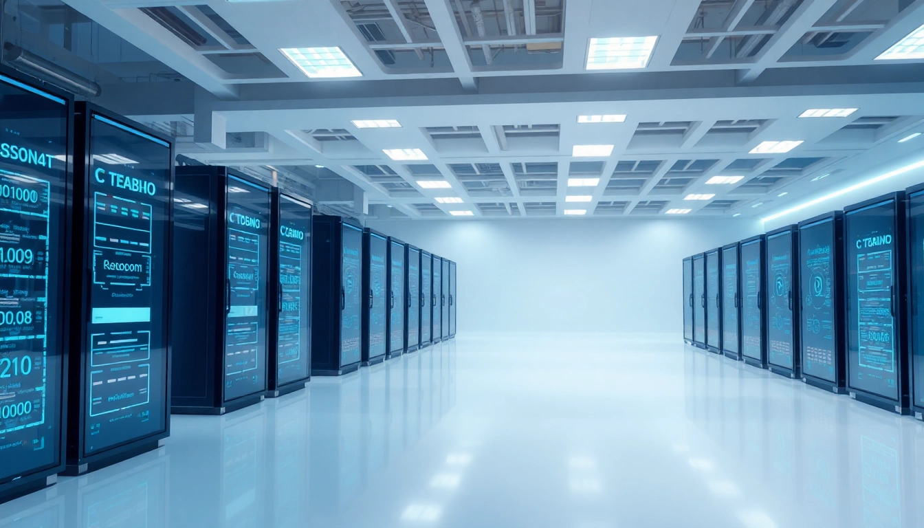 Entorno Cloud Environment con servidores virtuales eficientes y tecnología avanzada.