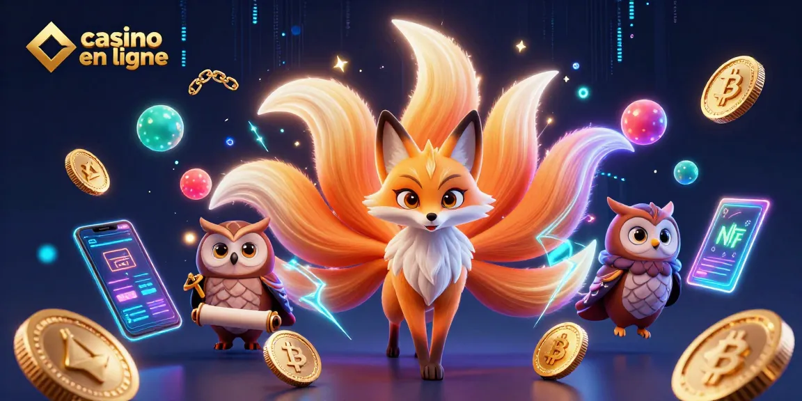 Jouez dans un casino en ligne avec des éléments captivants de crypto-monnaies et d'esprits magiques.