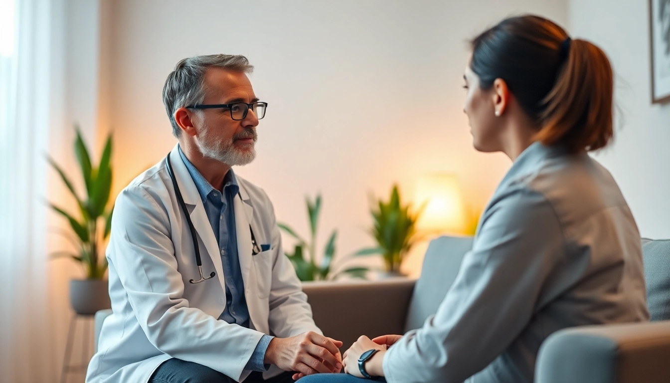 Engaging session with a dubai psychiatrist in a calming office environment