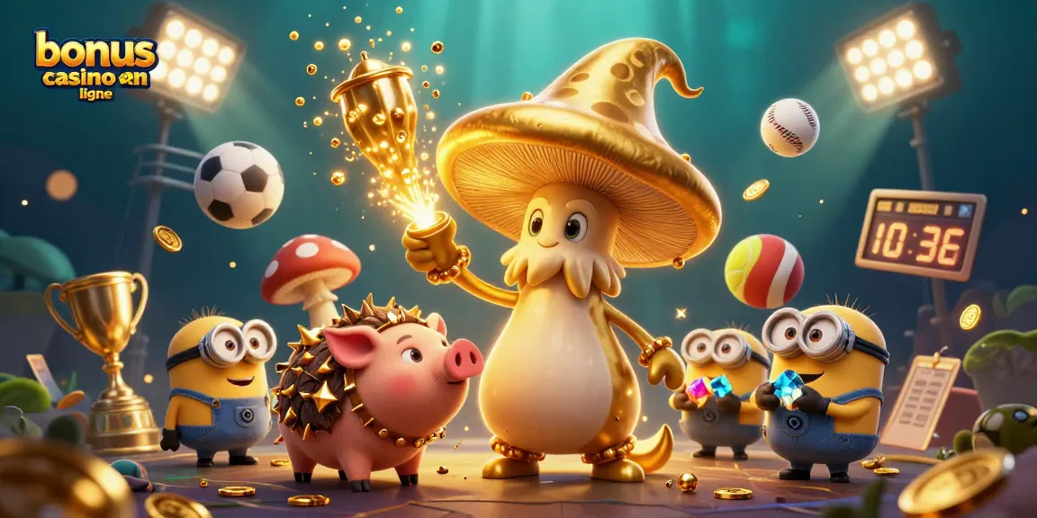Découvrez un bonus casino en ligne captivant avec le magicien champignon doré et ses trésors.