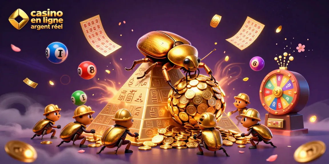 Vivez l'expérience du casino en ligne argent réel avec des jeux de cartes et des machines à sous en illustration dynamique.
