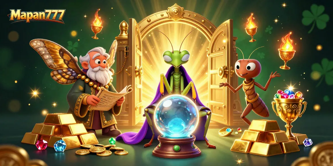 Engage in Mapan777 to explore thrilling casino adventures and mystical winnings in a vibrant scene.