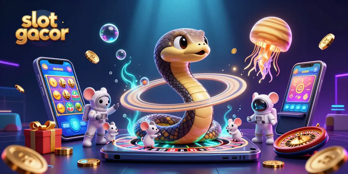 Engage in slot gacor action with astronaut mice betting on cosmic roulette and vibrant gaming elements